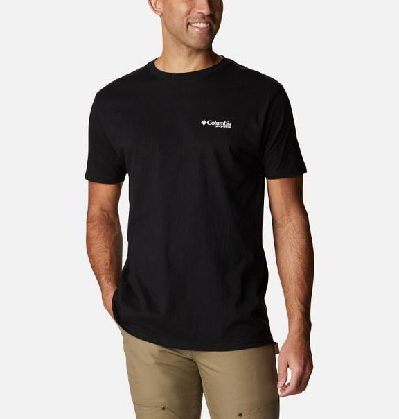 Columbia PHG T-Shirt Black For Men's NZ68572 New Zealand